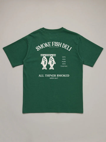 JAF Smoke Fish Deli Tee Dusk Pine