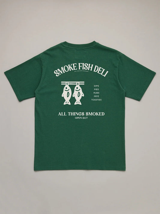 JAF Smoke Fish Deli Tee Dusk Pine