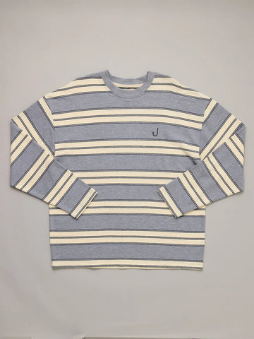 JAF Bay LS Tee Grey Stripe