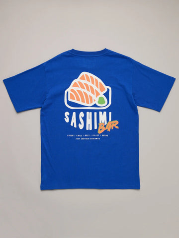JAF Sashimi Bar Tee Cobalt
