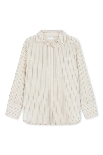 Arcaa Rae Shirt Olive Stripe