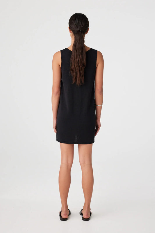 Arcaa Poppy Mini Dress Black