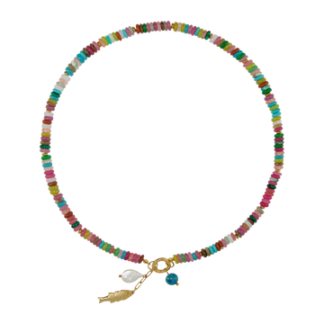 Aelia Sardine Beaded Necklace