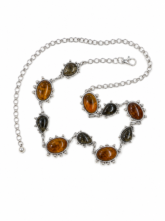 Aelia Stone Chain Belt