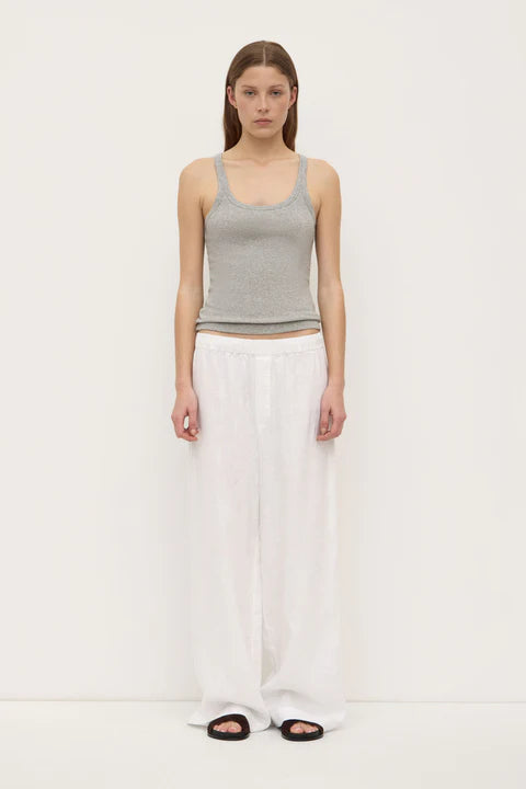 Assembly Linen Pant White