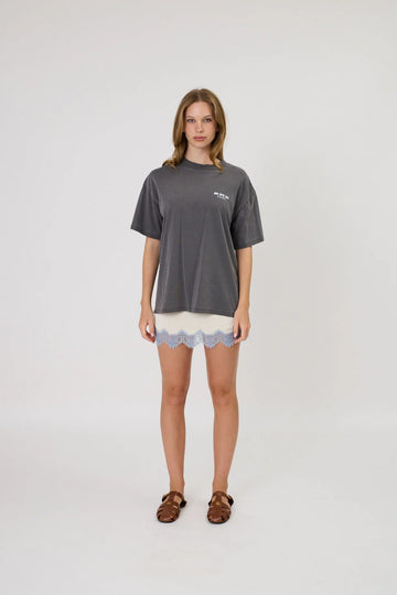 RMN Star Tee Washed Black