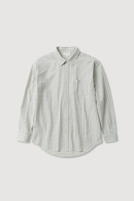 Assembly Label Bowie Long Sleeve Shirt Ocean/Cream