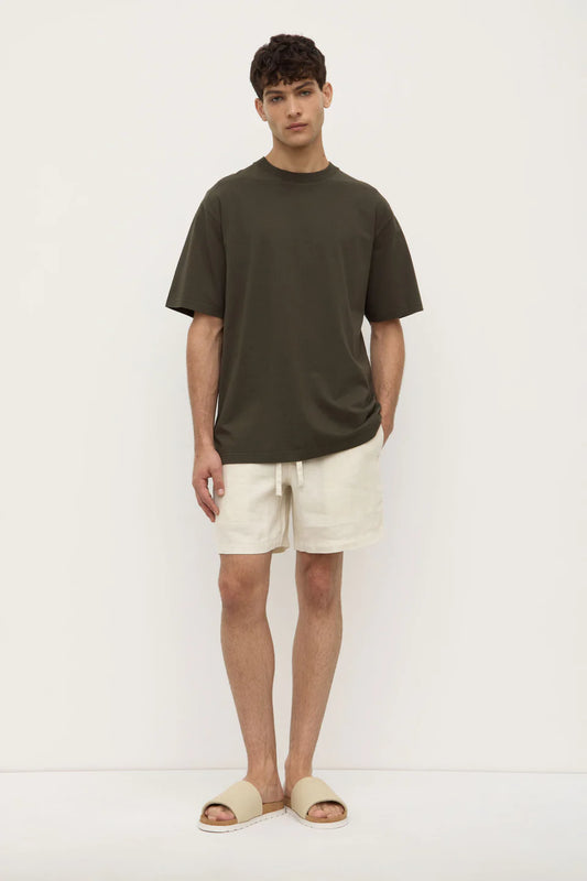 Assembly Label Tide Linen Short Limestone