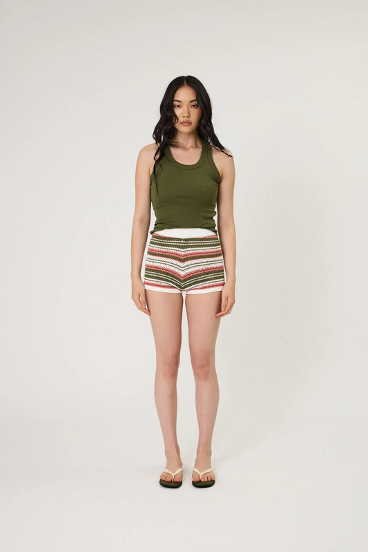 Remain Rio Shorts Seaweed Stripe
