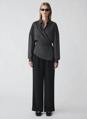Esmaee Oneway stripe shirt