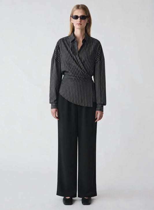 Esmaee Oneway stripe shirt