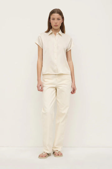 Assembly Karri Silk Shirt Cream