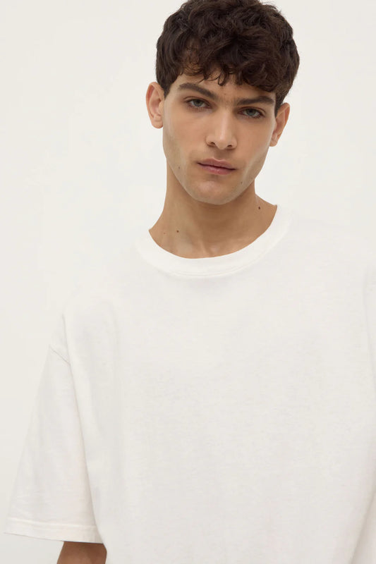 Assembly Label Knox Organic Oversized Tee White