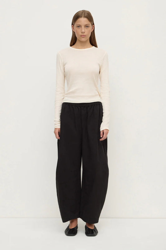 Assembly Lola Barrel Pant Black