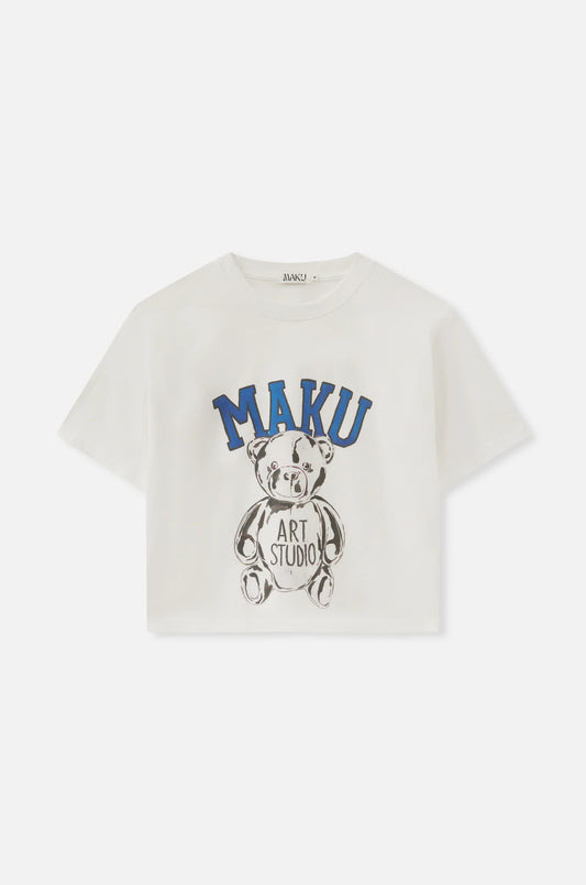 Maku Chrome Bear Boxy Tee