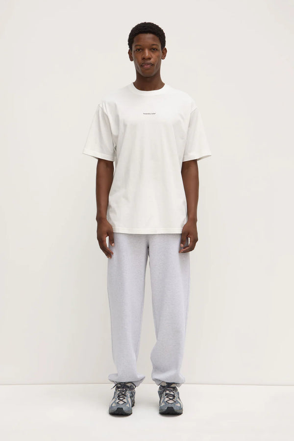 Assembly Label Mens Atelier Logo Tee Antique White