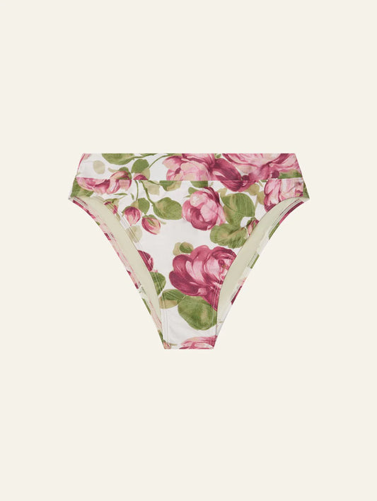 Peony Mid High Cut Pant Plum Rose