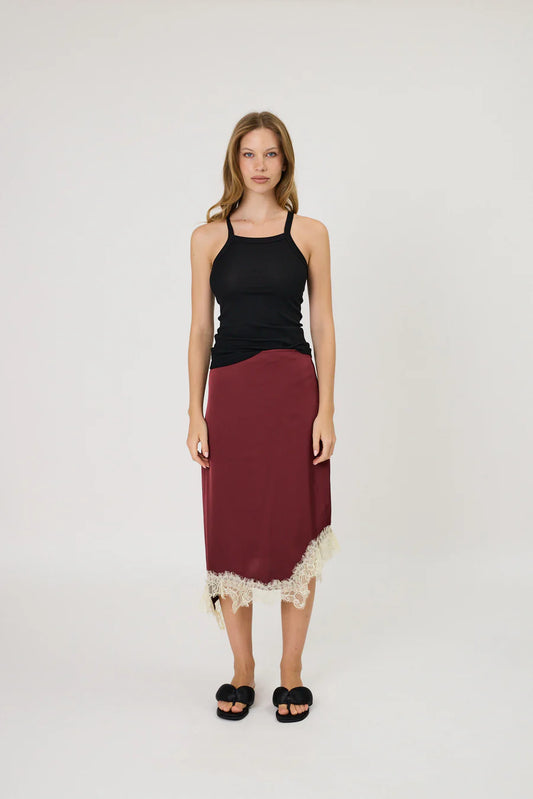 Remain Lara Skirt Pomegranate
