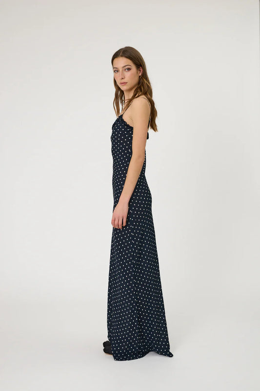 Remain Sienna Maxi Dress Indigo Spot