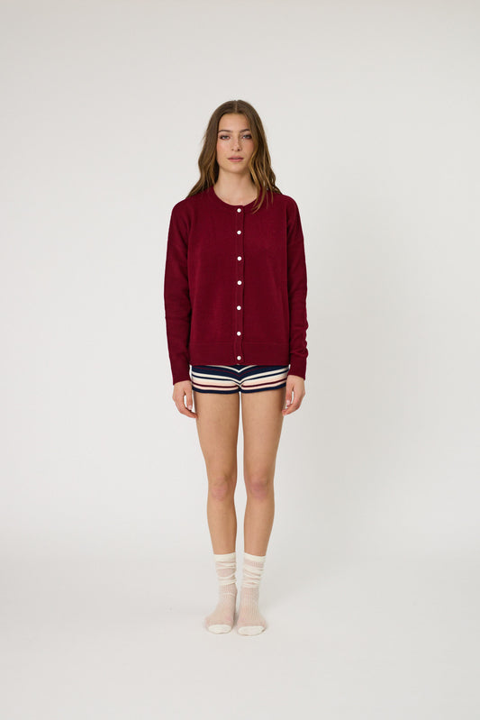 RMN Tali Cardigan Pomegranate