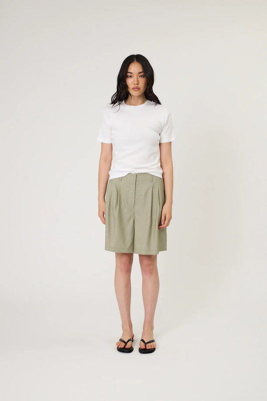 Remain Amara Shorts Seaweed