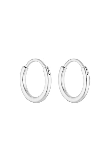 Porter Jewellery 90's Hoops Silver 20mm