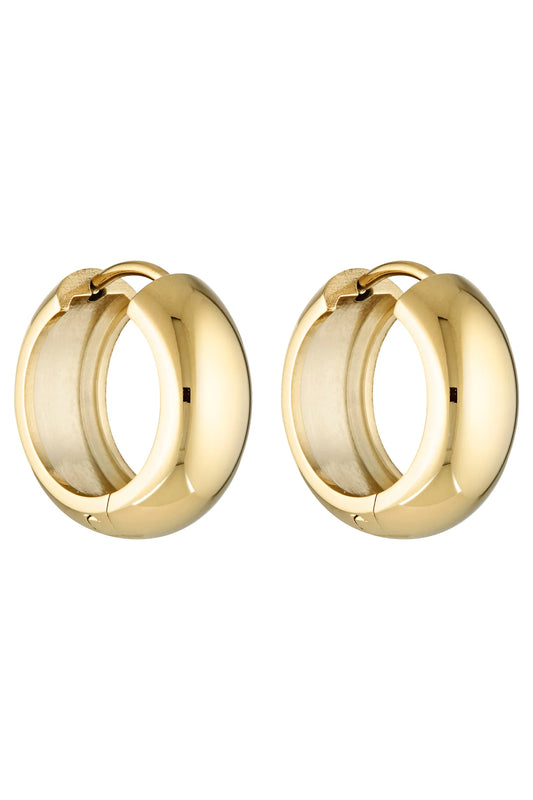 Petite Thick Huggies 8mm - Gold