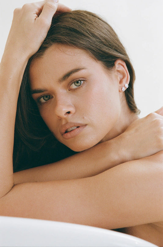 Porter Jewellery Oval Studs Silver