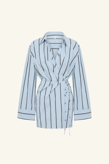 Shona Joy Draped Shirt Dress