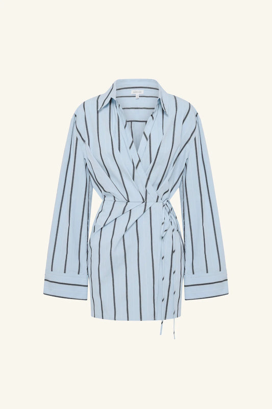 Shona Joy Draped Shirt Dress