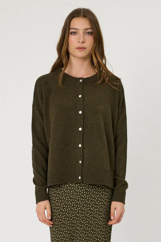 Remain Tali Cardigan Olive