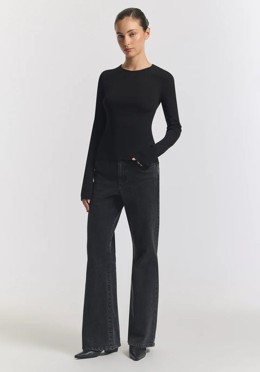 Viktoria & Woods Rib Long Sleeve Black