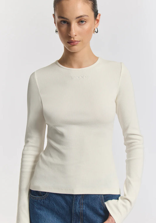 Viktoria & Woods Rib Long Sleeve Ivory