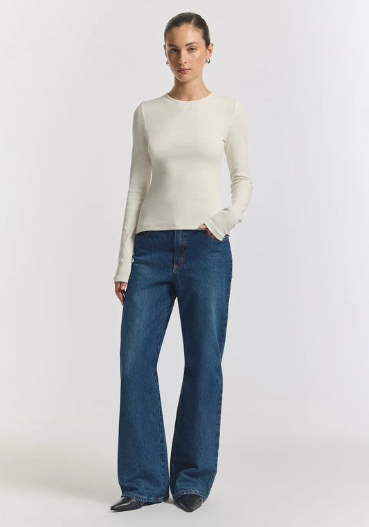 Viktoria & Woods Rib Long Sleeve Ivory