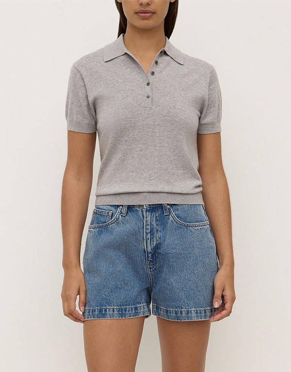 Assembly Sloane Polo Grey Marle